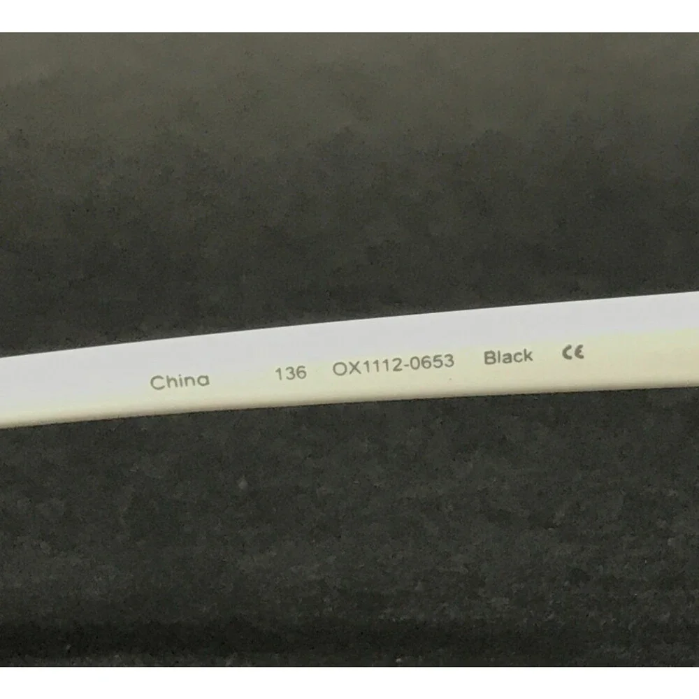 Oakley Eyeglasses Frames Stand Out OX1112-0653 Black White Cat Eye 53-17-136